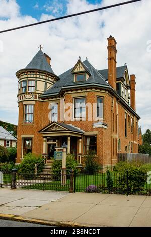 Gage Mansion Bed and Breakfast, 317 Penn Street, Huntingdon, Pennsylvania Foto Stock