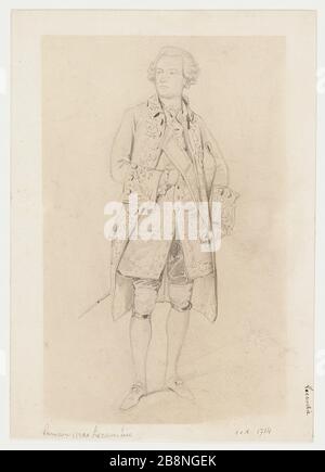 Ritratto dell'attore Joseph Isidore Samson (1793-1871) della Commedia francese (titolo fittizio) Foto Stock