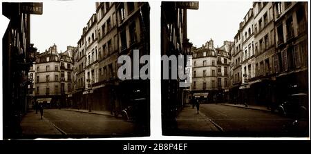 VIA DELL'ARPA, 5 ° DISTRETTO Rue de la Harpe, 5ème arrondissement. 1926-1936. Anonima fotographie. Parigi, musée Carnavalet. Foto Stock