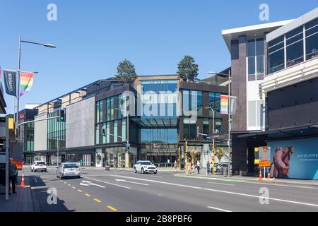 Ingresso al centro commerciale Westfield Newmarket, Broadway, Newmarket, Auckland, Auckland Region, Nuova Zelanda Foto Stock