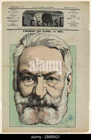 L'uomo che pensa da Gill Foto Stock