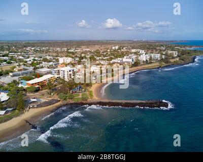 Aereo di Bargara una comunità costiera non lontano da Bundaberg Queensland Australia Foto Stock