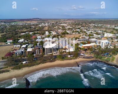 Aereo di Bargara una comunità costiera non lontano da Bundaberg Queensland Australia Foto Stock