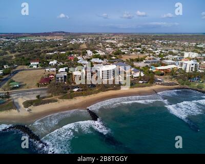 Aereo di Bargara una comunità costiera non lontano da Bundaberg Queensland Australia Foto Stock