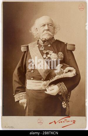 Ritratto di Canrobert (François certo) (1809-1895), Maresciallo di Francia 'François certo Canrobert (1809-1895), maréchal de France'. Photographie de l'Atelier Nadar. Parigi, musée Carnavalet. Foto Stock