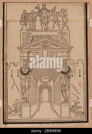 Ingresso a Henry II, Porte Saint-Denis, 16 giugno 1549 Foto Stock