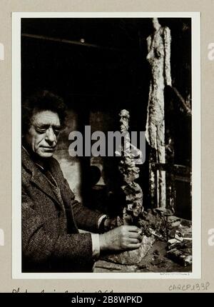 Alberto Giacometti (1901 - 1966), pittore e scultore Foto Stock