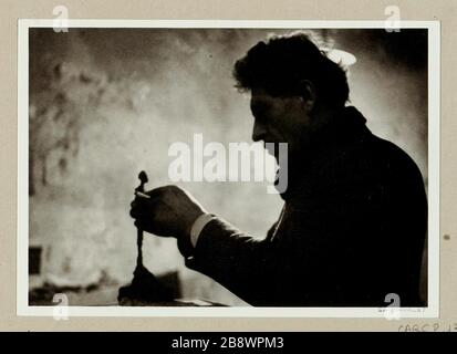 Alberto Giacometti (1901 - 1966), pittore e scultore Foto Stock