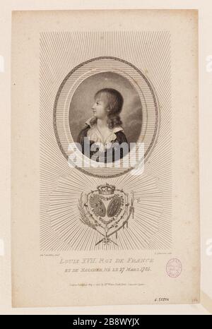 Luigi XVII Re di Francia [...] Foto Stock