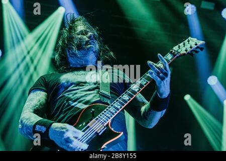 Copenaghen, Danimarca. 25 giugno 2017. La band americana Thrash Metal Slayer ha tenuto un concerto dal vivo durante il festival musicale danese Copenhell 2017 a Copenaghen. Qui il chitarrista Gary Holt è visto dal vivo sul palco. (Photo credit: Gonzales Photo - Nikolaj Bransholm). Foto Stock