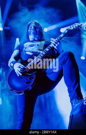 Copenaghen, Danimarca. 25 giugno 2017. La band americana Thrash Metal Slayer ha tenuto un concerto dal vivo durante il festival musicale danese Copenhell 2017 a Copenaghen. Qui il chitarrista Gary Holt è visto dal vivo sul palco. (Photo credit: Gonzales Photo - Nikolaj Bransholm). Foto Stock