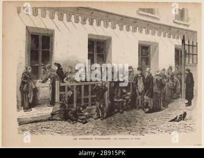 Le stufe efficienti: Una distribuzione di carne Foto Stock