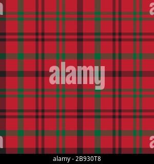 Plaid Tartan modello senza cuciture a scacchi- motivo senza cuciture plaid, a scacchi, tartan adatto per tessuti e grafica di moda Illustrazione Vettoriale