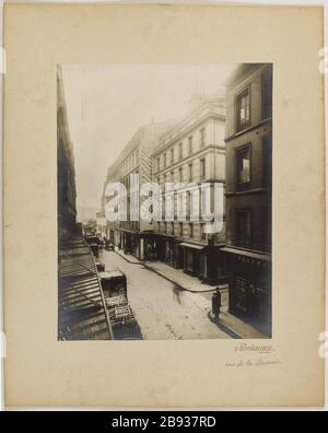 Rue de la Monnaie. Facciata della donna samaritana, Rue de la Monnaie, 1 ° arrondissement, Parigi Anonyme. Rue de la Monnaie. "façade de la Samaritaine, rue de la Monnaie, 1er arrondissement, Parigi". En 1905-02-09-1905-02-09. Parigi, musée Carnavalet. Foto Stock