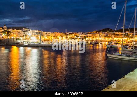 Il porto di Cala Rajada a Maiorca Foto Stock