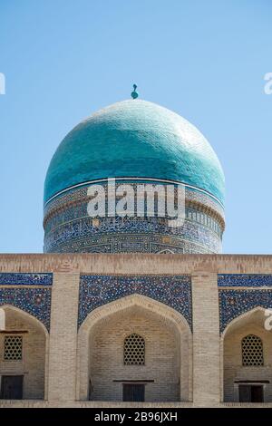 Miri Arab Madrasah, Bukhara, Uzbekistan Foto Stock