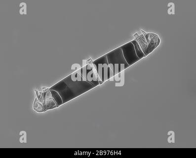 Pendente per una catena, Unknown, Iran (?), 2nd - 1st secolo a.C., Agate, pietra scura, cristallo di roccia e oro, Reimagined by Gibon, design di calore allegro luce di luminosità e raggi di luce radianza. Arte classica reinventata con un tocco moderno. La fotografia ispirata al futurismo, che abbraccia l'energia dinamica della tecnologia moderna, del movimento, della velocità e rivoluziona la cultura. Foto Stock