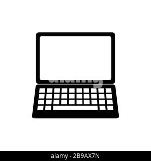 Icona del computer portatile. Illustrazione vettoriale Illustrazione Vettoriale