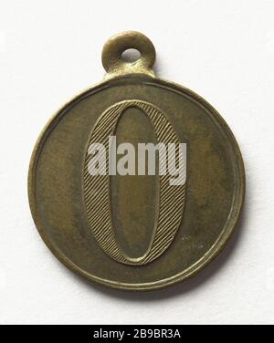 Satirizes politics, 1848-1849 (titolo fittizio) Anonyme. Satira de la vie politique, 1848-1849 (Apers). Parigi, musée Carnavalet. Foto Stock