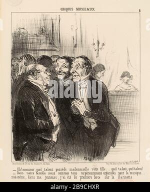 OH! signore, che talento ha perso [...] (titolo registrato) |. Schizzi musicali (1852) (nel suo insieme). Foto Stock