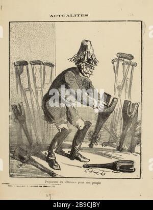 Preparare i regali di Capodanno per il suo popolo. / 274 (titolo registrato) | Assedio di Parigi (nel suo insieme) Foto Stock