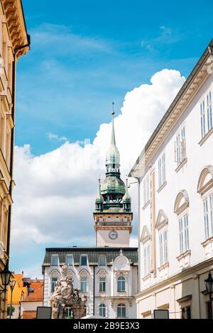 Vecchio Municipio di Brno, Repubblica Ceca Foto Stock