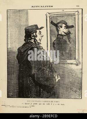 I nuovi custodi di Parigi. / 235 (titolo registrato) | Assedio di Parigi (nel suo insieme) Foto Stock