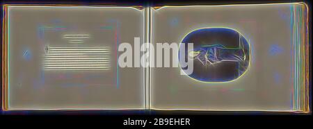 Moglie del ufficiale giapponese, Felice Beato (inglese, nato in Italia, 1832 - 1909), Giappone, 1866 - 1867, stampa color argento albume a mano, reimmaginata da Gibon, disegno di calore allegro di luminosità e raggi di luce radianza. Arte classica reinventata con un tocco moderno. La fotografia ispirata al futurismo, che abbraccia l'energia dinamica della tecnologia moderna, del movimento, della velocità e rivoluziona la cultura. Foto Stock