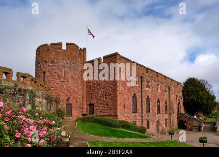 Castello di Shrewsbury, Shrewsbury, Shropshire Foto Stock