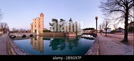 Villa Sagramoso è il municipio di Zevio. Provincia di Verona, Veneto, Italia, Europa. Foto Stock