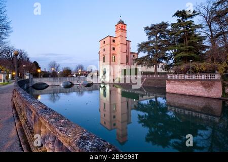 Villa Sagramoso è il municipio di Zevio. Provincia di Verona, Veneto, Italia, Europa. Foto Stock