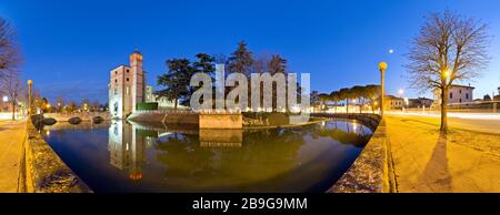 Villa Sagramoso è il municipio di Zevio. Provincia di Verona, Veneto, Italia, Europa. Foto Stock