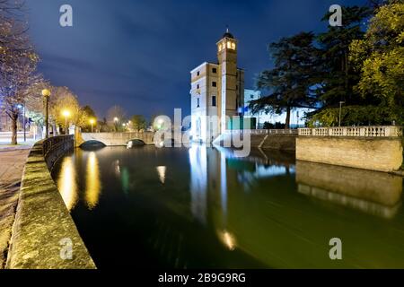 Villa Sagramoso è il municipio di Zevio. Provincia di Verona, Veneto, Italia, Europa. Foto Stock