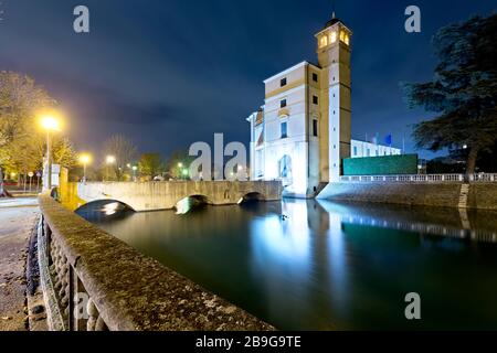 Villa Sagramoso è il municipio di Zevio. Provincia di Verona, Veneto, Italia, Europa. Foto Stock