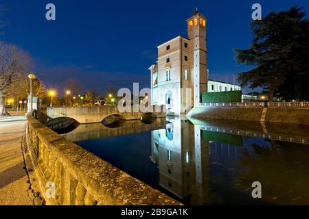 Villa Sagramoso è il municipio di Zevio. Provincia di Verona, Veneto, Italia, Europa. Foto Stock