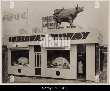 MOSTRA COLONIALE 1931 CIOCCOLATERIA Vinay Anonyme. 'Esposizione coloniale 1931, boutique de Chocolat Vinay'.1931. Parigi, musée Foto Stock