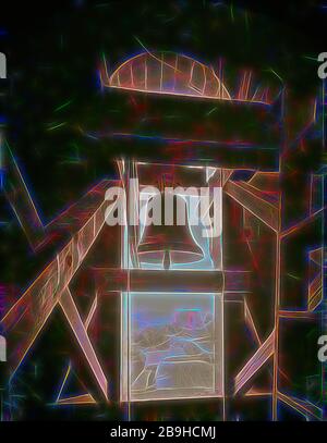 Betlemme e dintorni Il Natale di Betlemme campana. La sua peal ascoltato per la prima volta in tutto il mondo, Centenario 1933. 1920, West Bank, Betlemme, Israele Foto Stock