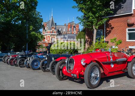 Chateau Impney collina salita 2018 Foto Stock