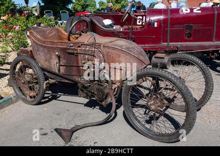 Chateau Impney collina salita 2018 Foto Stock