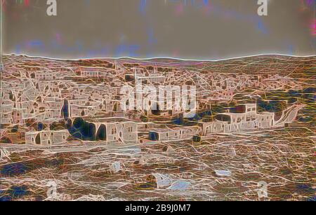 Hebron. (Che mostra la moschea sopra la caverna di Macpela). 1898, West Bank, Hebron Foto Stock