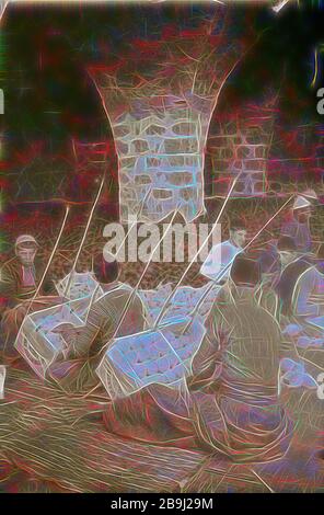 Jaffa. Imballaggio & esportazione di arance. 1898, Israele, Tel Aviv Foto Stock