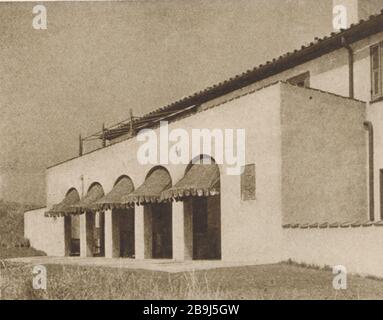 Villa Maria sulle dune, Southampton, Long Island, New York. Loggia Sud. E.P. Mellon, architetto (1919) Foto Stock