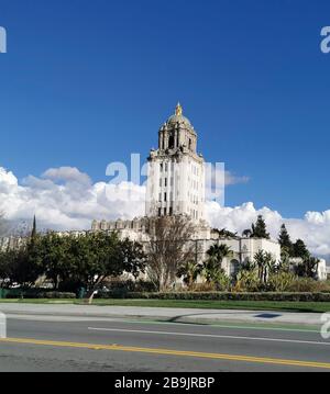 CORONAVIRUS LOS ANGELES LOCKDOWN Foto Stock