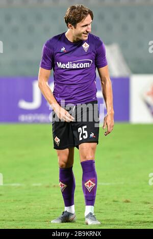 Firenze, Italia. 1 gennaio 2020. Firenze, Italia, 01 Jan 2020, Federico Chiesa (Fiorentina) durante - - Credit: LM/Lisa Guglielmi Credit: Lisa Guglielmi/LPS/ZUMA Wire/Alamy Live News Foto Stock