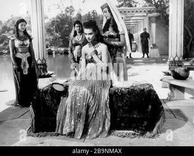 Diane Baker, on-set del film, 'il mago di Baghdad', 20th Century-Fox, 1960 Foto Stock