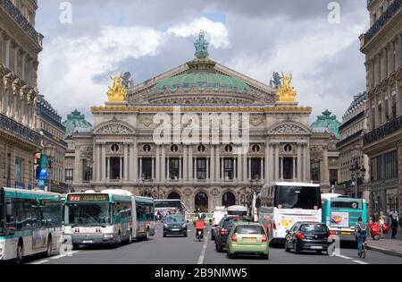 Opera Garnier a Parigi Francia Foto Stock