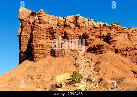 Tempio Egiziano nel Capital Reef National Park in Utah Foto Stock