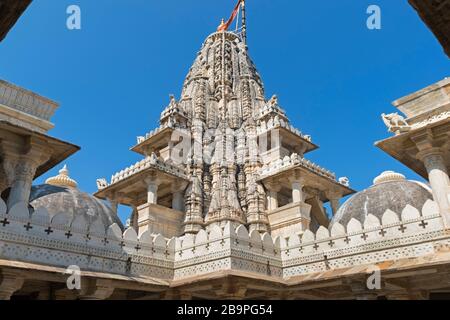 Ranakpur Jain tempio Rajasthan India Foto Stock