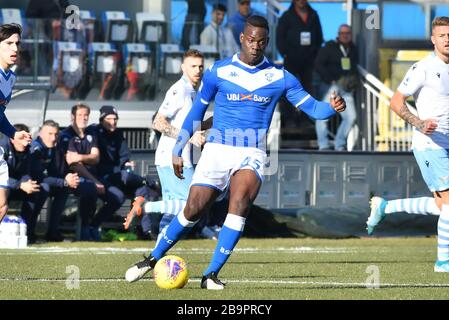 mario balotelli (brescia) durante la stagione Italiana Serie A Soccer 2019/20, Italiana Serie A in italia, gennaio 01 2020 Foto Stock