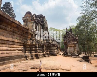 Tempio TA Keo - montagna. Tempio Khmer costruito nel 10 ° secolo situato nel complesso di Angkor vicino a Siem Reap. Cambogia Foto Stock